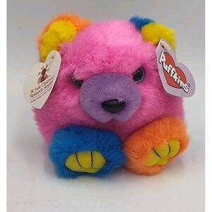 Puffkins Plush Swibco 1994 Cosmo Bear St. Jude Tags Attached